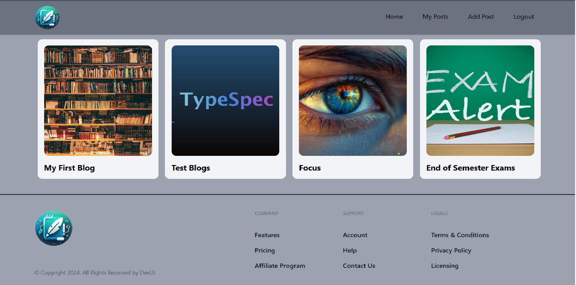 Blog Website